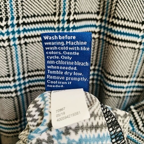 Apt .9 Multicolored Long Sleeves Women's Top Size L - Picture 7 of 8